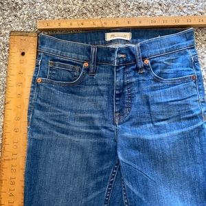 Madewell 9”High-Rise skinny jeans